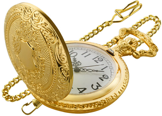 Джобен часовник | Златен мъжки щит